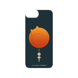 犀牛盾SolidSuit手機殼 - iPhone 7/8/SE2/SE3 - 【聯名設計款】 - I Love Doodle - Cat Landscape - The Solar System 貓咪太陽系