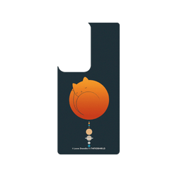 犀牛盾SolidSuit手機殼 - Samsung Galaxy S23 Ultra - 【聯名設計款】 - I Love Doodle - Cat Landscape - The Solar System 貓咪太陽系