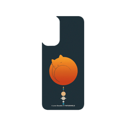 犀牛盾SolidSuit手機殼 - Samsung Galaxy A14 (4G) - 【聯名設計款】 - I Love Doodle - Cat Landscape - The Solar System 貓咪太陽系