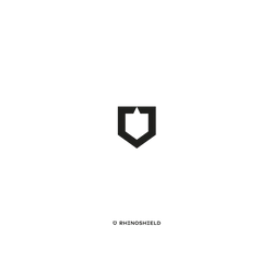 犀牛盾Clear Case防摔背蓋手機殼 - iPhone 12/12 Pro - 【獨家設計款】 - RhinoShield Logo (黑)