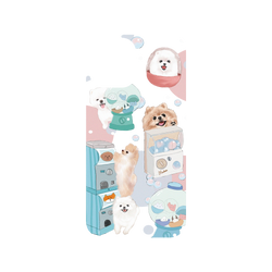 犀牛盾Clear Case防摔背蓋手機殼 - iPhone 12/12 Pro - 【聯名設計款】 - 沐晨Muchen - 轉蛋博美