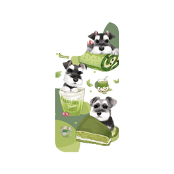 犀牛盾Clear Case防摔背蓋手機殼 - iPhone 12/12 Pro - 【聯名設計款】 - 沐晨Muchen - 抹茶小雪