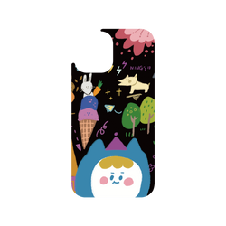 犀牛盾Clear Case防摔背蓋手機殼 - iPhone 12/12 Pro - 【聯名設計款】 - Ning - 黑色
