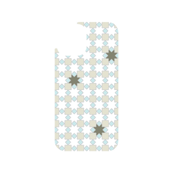 犀牛盾Clear (MagSafe 兼容)防摔背蓋手機殼 - iPhone 12/12 Pro - 【聯名設計款】 - 印花樂 - 老磁磚/背蓋星芒灰白