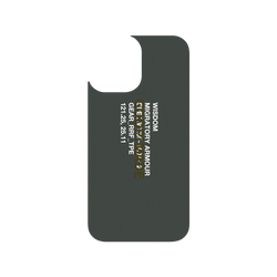 犀牛盾Clear Case防摔背蓋手機殼 - iPhone 12/12 Pro - 【聯名設計款】 - Goopi - WISDOM x GOOPi MADE泥灰