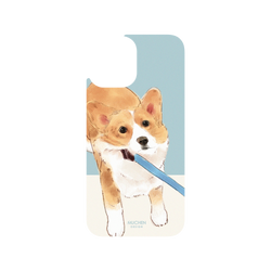 犀牛盾Clear Case防摔背蓋手機殼 - iPhone 12 Pro Max - 【聯名設計款】 - 沐晨Muchen - 拉住柯基
