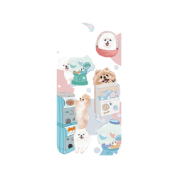犀牛盾Clear Case防摔背蓋手機殼 - iPhone 12 Pro Max - 【聯名設計款】 - 沐晨Muchen - 轉蛋博美