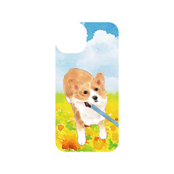 犀牛盾Clear Case防摔背蓋手機殼 - iPhone 13  - 【聯名設計款】 - 沐晨Muchen - 晴天拉住柯基