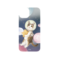 犀牛盾Clear Case防摔背蓋手機殼 - iPhone 13  - 【聯名設計款】 - 沐晨Muchen - 宇宙喵喵