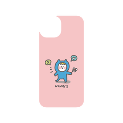 犀牛盾Clear Case防摔背蓋手機殼 - iPhone 13  - 【聯名設計款】 - Ning - 粉色