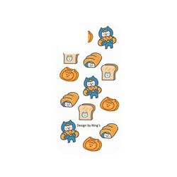 犀牛盾Clear Case防摔背蓋手機殼 - iPhone 13  - 【聯名設計款】 - Ning - 麵包款