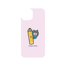 犀牛盾Clear Case防摔背蓋手機殼 - iPhone 13  - 【聯名設計款】 - Ning - 鉛筆款