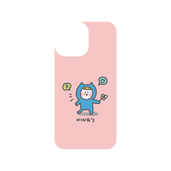 犀牛盾Clear Case防摔背蓋手機殼 - iPhone 13 Pro Max - 【聯名設計款】 - Ning - 粉色