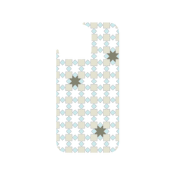 犀牛盾Clear (MagSafe 兼容)防摔背蓋手機殼 - iPhone 14 Pro Max - 【聯名設計款】 - 印花樂 - 老磁磚/背蓋星芒灰白