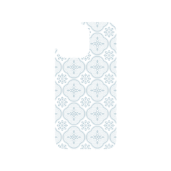 犀牛盾Clear (MagSafe 兼容)防摔背蓋手機殼 - iPhone 14 Pro Max - 【聯名設計款】 - 印花樂 - 玻璃海棠/透明藍灰