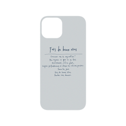 犀牛盾SolidSuit手機殼 - iPhone 14 - 【聯名設計款】 - No Reason - Beaux 祝好夢-灰底