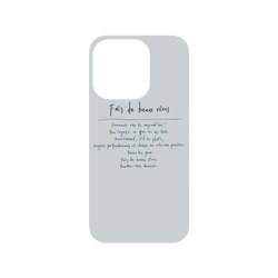 犀牛盾SolidSuit (MagSafe 兼容)手機殼 - iPhone 14 Pro - 【聯名設計款】 - No Reason - Beaux 祝好夢-灰底