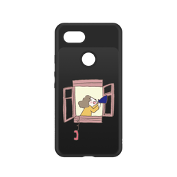 (EOL) 犀牛盾SolidSuit手機殼 - Google Pixel 3 XL - 【聯名設計款】 - 咻咻熊 - 喂大笨蛋