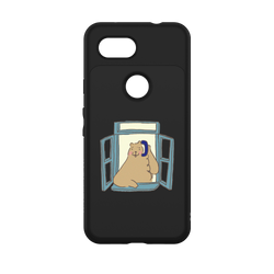 (EOL) 犀牛盾SolidSuit手機殼 - Google Pixel 3a - 【聯名設計款】 - 咻咻熊 - 你才是笨蛋吧