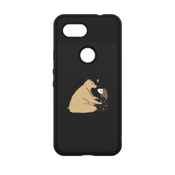 (EOL) 犀牛盾SolidSuit手機殼 - Google Pixel 3a - 【聯名設計款】 - 咻咻熊 - 親一個