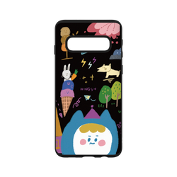 犀牛盾SolidSuit手機殼 - Samsung Galaxy S10 (4G) - 【聯名設計款】 - Ning - 黑色