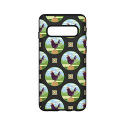 犀牛盾SolidSuit手機殼 - Samsung Galaxy S10 (4G) - 【聯名設計款】 - 邱哥 - 動物磚家-雞 Animal Majolica Tile-Rooster