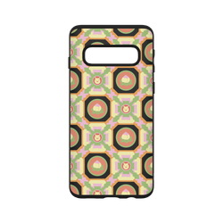 犀牛盾SolidSuit手機殼 - Samsung Galaxy S10 (4G) - 【聯名設計款】 - 邱哥 - 動物磚家-豬 Animal Majolica Tile-Pig