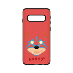 犀牛盾SolidSuit手機殼 - Samsung Galaxy S10 (4G) - 【聯名設計款】 - 邱哥 - 怪獸摔角-粉麋獸Kaiju Lucha Libre-Pink Moose