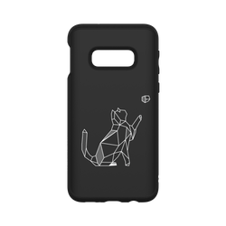 犀牛盾SolidSuit手機殼 - Samsung Galaxy S10e - 【獨家設計款】 - 幾何-動物系列/球與貓