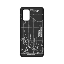 犀牛盾SolidSuit手機殼 - Samsung Galaxy S20+ (4G/5G) - 【獨家設計款】 - 火箭軌跡 (White)