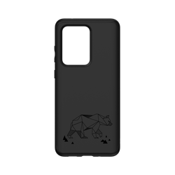 犀牛盾SolidSuit手機殼 - Samsung Galaxy S20 Ultra (4G/5G) - 【獨家設計款】 - 動物幾何-北極熊