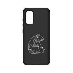 犀牛盾SolidSuit手機殼 - Samsung Galaxy S20 (4G/5G) - 【獨家設計款】 - 幾何-動物系列/熊