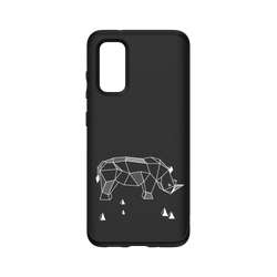 犀牛盾SolidSuit手機殼 - Samsung Galaxy S20 (4G/5G) - 【獨家設計款】 - 幾何-動物系列/犀牛