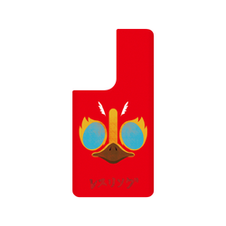 犀牛盾SolidSuit手機殼 - Samsung Galaxy S21 Ultra - 【聯名設計款】 - 邱哥 - 怪獸摔角-紅鳥獸 Kaiju Lucha Libre-Crimson Moth