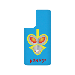 犀牛盾SolidSuit手機殼 - Samsung Galaxy S21 FE - 【聯名設計款】 - 邱哥 - 怪獸摔角-藍猩獸Kaiju Lucha Libre-Blue Kong