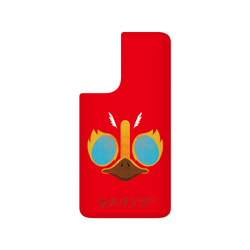 犀牛盾SolidSuit手機殼 - Samsung Galaxy S21 FE - 【聯名設計款】 - 邱哥 - 怪獸摔角-紅鳥獸 Kaiju Lucha Libre-Crimson Moth