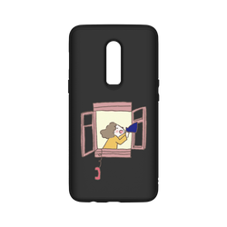 (EOL) 犀牛盾SolidSuit手機殼 - OnePlus 6 - 【聯名設計款】 - 咻咻熊 - 喂大笨蛋