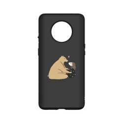 (EOL) 犀牛盾SolidSuit手機殼 - OnePlus 7T - 【聯名設計款】 - 咻咻熊 - 親一個