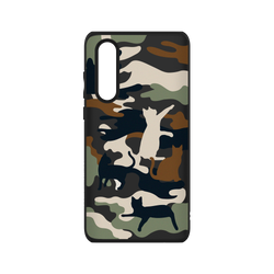 犀牛盾SolidSuit手機殼 - Huawei P30 - 【獨家設計款】 - 喵迷彩-黑