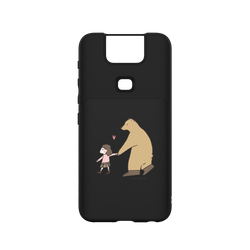 (EOL) 犀牛盾SolidSuit手機殼 - ASUS Zenfone 6 - 【聯名設計款】 - 咻咻熊 - 牽牽