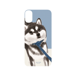 犀牛盾SolidSuit手機殼 - iPhone XS - 【聯名設計款】 - 沐晨Muchen - 拉住黑柴