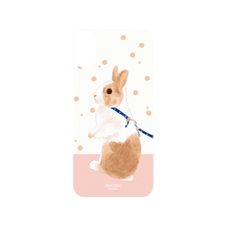 犀牛盾SolidSuit手機殼 - iPhone X - 【聯名設計款】 - 沐晨Muchen - 拉住兔兔