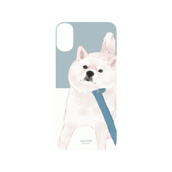 犀牛盾SolidSuit手機殼 - iPhone XS - 【聯名設計款】 - 沐晨Muchen - 拉住白柴