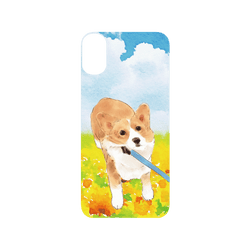 犀牛盾SolidSuit手機殼 - iPhone XS - 【聯名設計款】 - 沐晨Muchen - 晴天拉住柯基