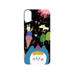 犀牛盾SolidSuit手機殼 - iPhone X - 【聯名設計款】 - Ning - 黑色