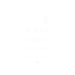 犀牛盾SolidSuit手機殼 - iPhone XS - 【聯名設計款】 - Everyday Object - EO 視力測驗(白字)