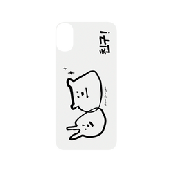 犀牛盾SolidSuit手機殼 - iPhone X - 【聯名設計款】 - TwoGirls - 黑白朋友