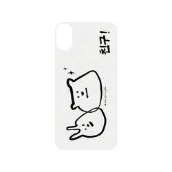 犀牛盾SolidSuit手機殼 - iPhone XR - 【聯名設計款】 - TwoGirls - 黑白朋友