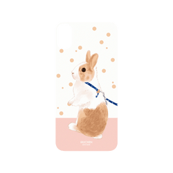犀牛盾SolidSuit手機殼 - iPhone XS Max - 【聯名設計款】 - 沐晨Muchen - 拉住兔兔