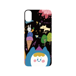 犀牛盾SolidSuit手機殼 - iPhone XS Max - 【聯名設計款】 - Ning - 黑色